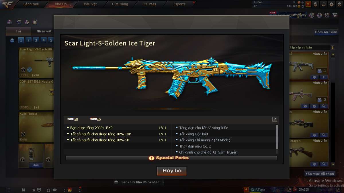 shop acc cf uy tin gia re